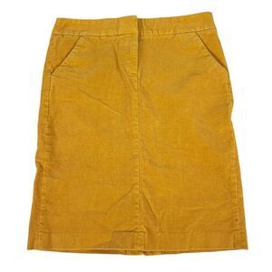 J. Crew Straight corduroy skirt size 2
